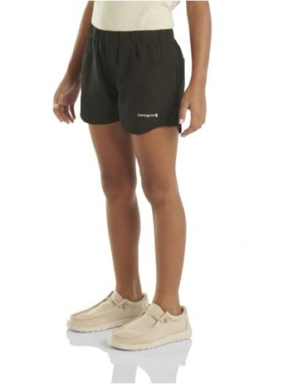 Carhartt Girls Black Shorts CH9298 - Rugged Flex Ripstop Short